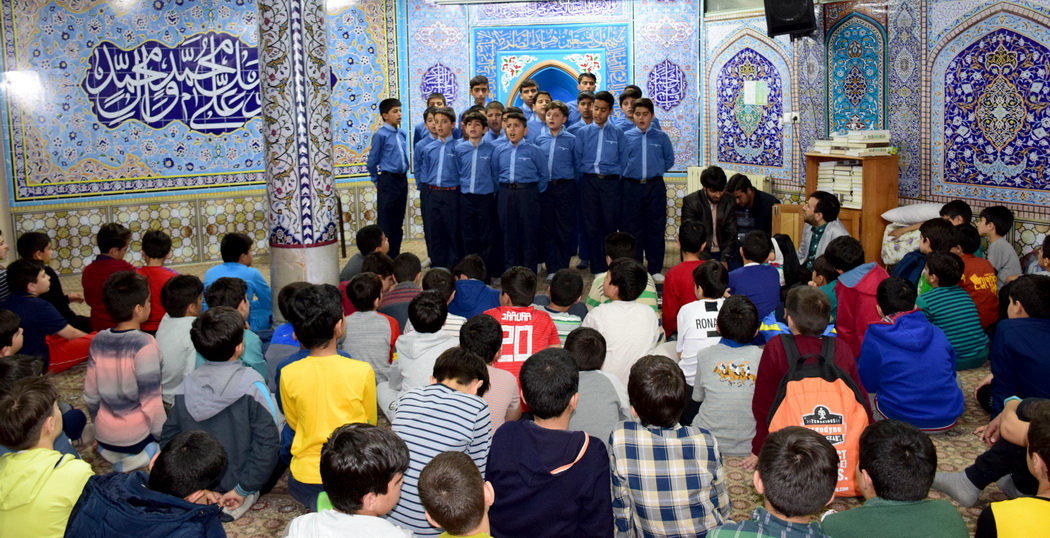 اردوي شبي در مدرسه دانش آموزان پايه چهارم