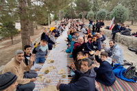 کوه گشت پدر وپسری دانش آموزان دوره اول(4)