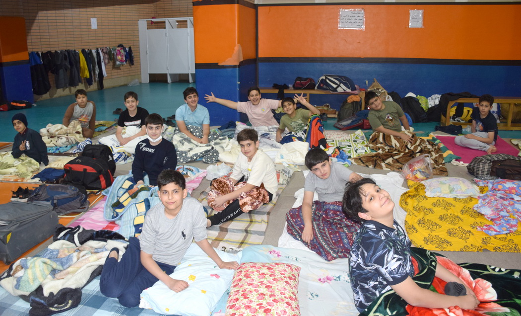 اردوی شبی در مدرسه، کاشان ،مشهداردهال، غار نخجیر-پایه ششم