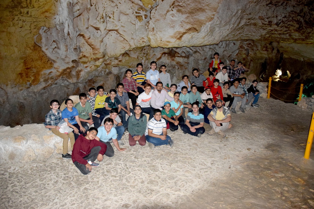 اردوی شبی در مدرسه، کاشان ،مشهداردهال، غار نخجیر-پایه ششم	